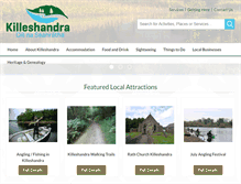 Tablet Screenshot of killeshandratourism.com